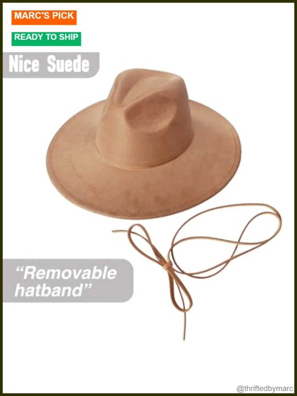 Fedora Hat Suede Classic Winter Wide Brim Adjustable Western Jazz Cap